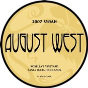 2007 Rosella's Vineyard Syrah