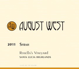 2011 Rosella's Vineyard Syrah