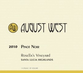 2010 Rosella's Vineyard Pinot Noir