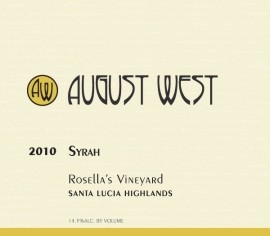 2010 Rosella's Vineyard Syrah