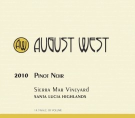 2010 Sierra Mar Vineyard Pinot Noir