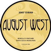 2007 Rosella's Vineyard Syrah
